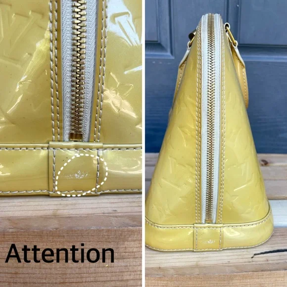 Authentic LOUIS VUITTON ALMA Venis pm handbag - Picture 11 of 17